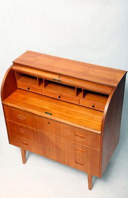 Mid-century teak Secretary, Denmark, 1960s