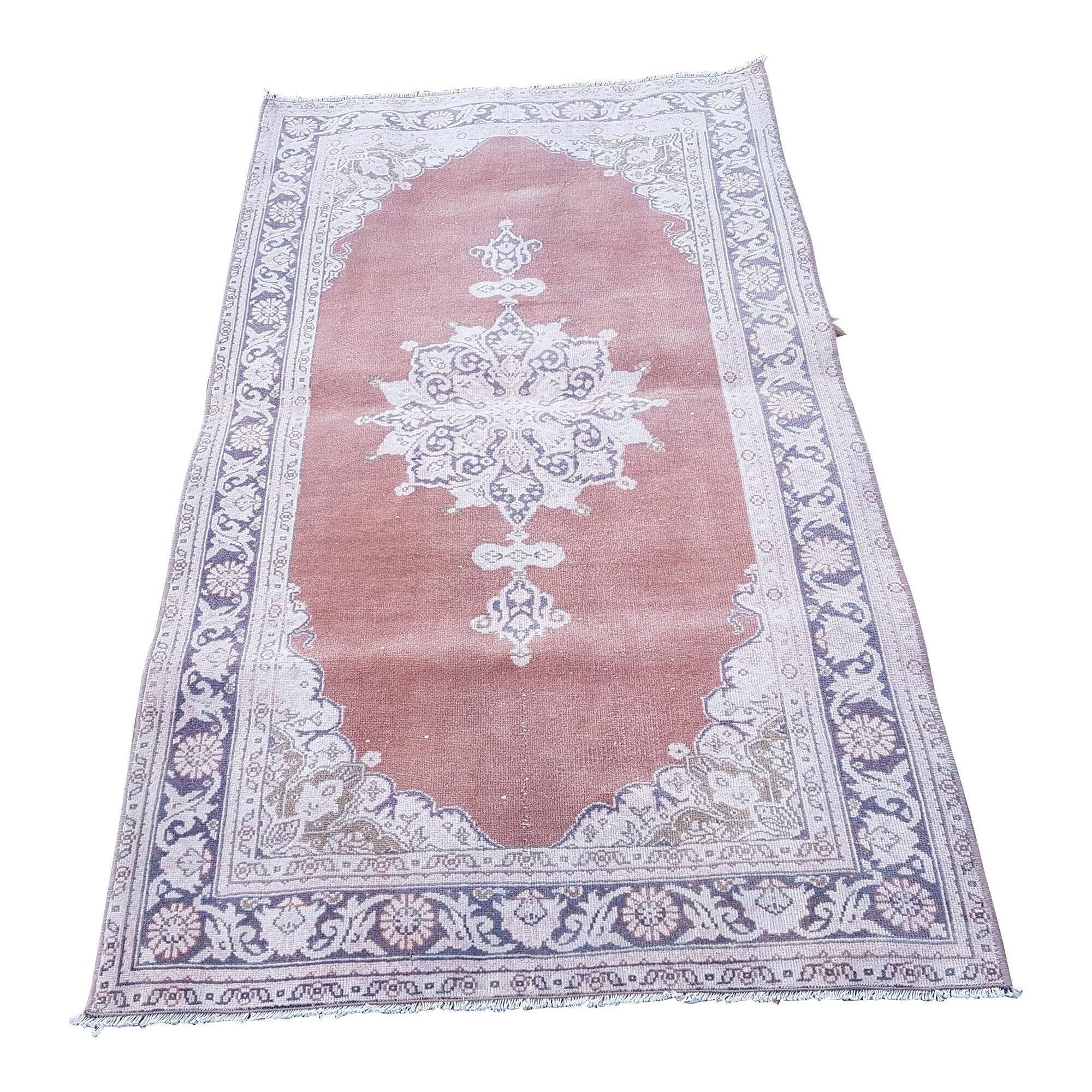 Vintage Turkish Oushak rug 85x150 cm