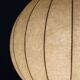 Mid-century german cocoon pendant lamp from goldkant leuchten