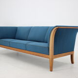 Canapé trois places Frits Henningsen en acajou des années 1940, Danemark