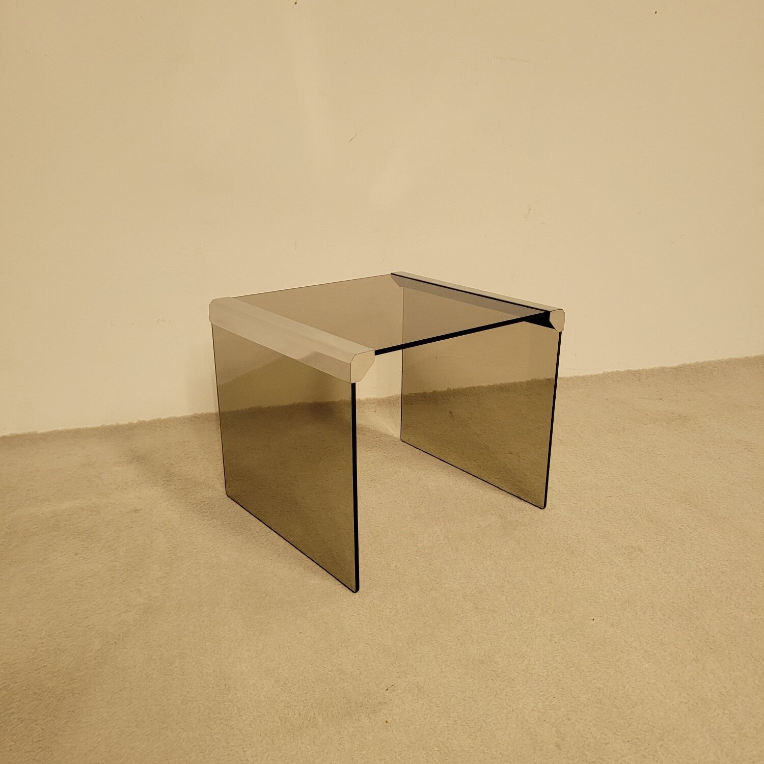 Glass coffee table by Pierangelo Gallotti for Gallotti and Radice, circa 1970