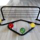 Wall coat rack with 5 colored balls