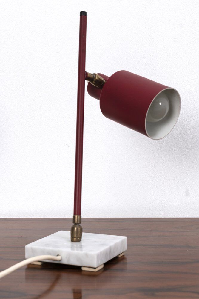 Desk Lamp with Marble Base
