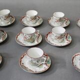Service à café en porcelaine japonisant