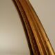 Golden oval mirror - 72x52cm