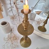 Vintage brass candle holder