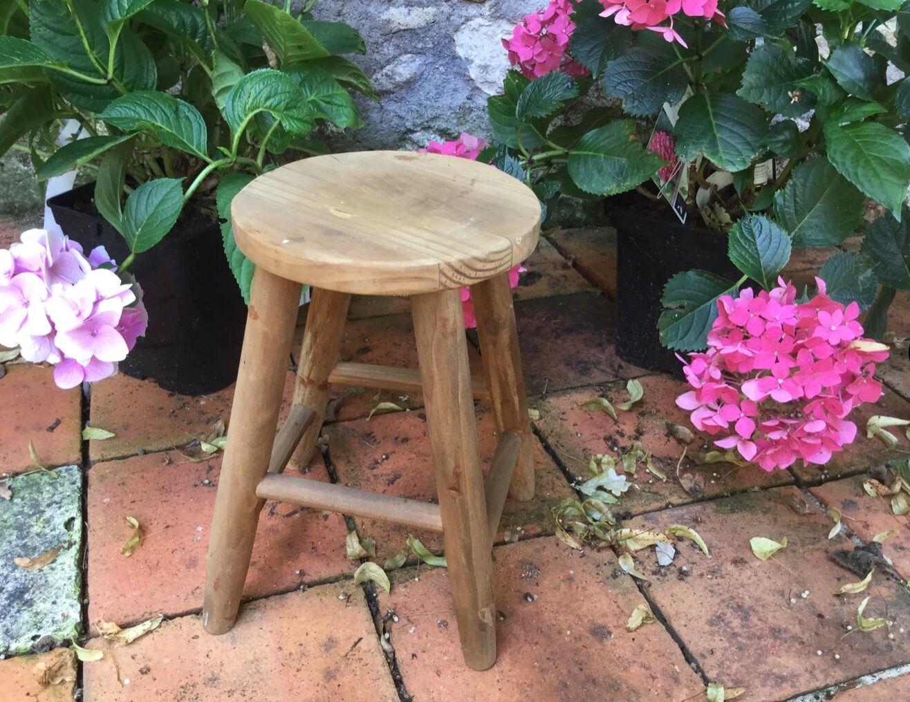 Tabouret vintage scandinave enfant