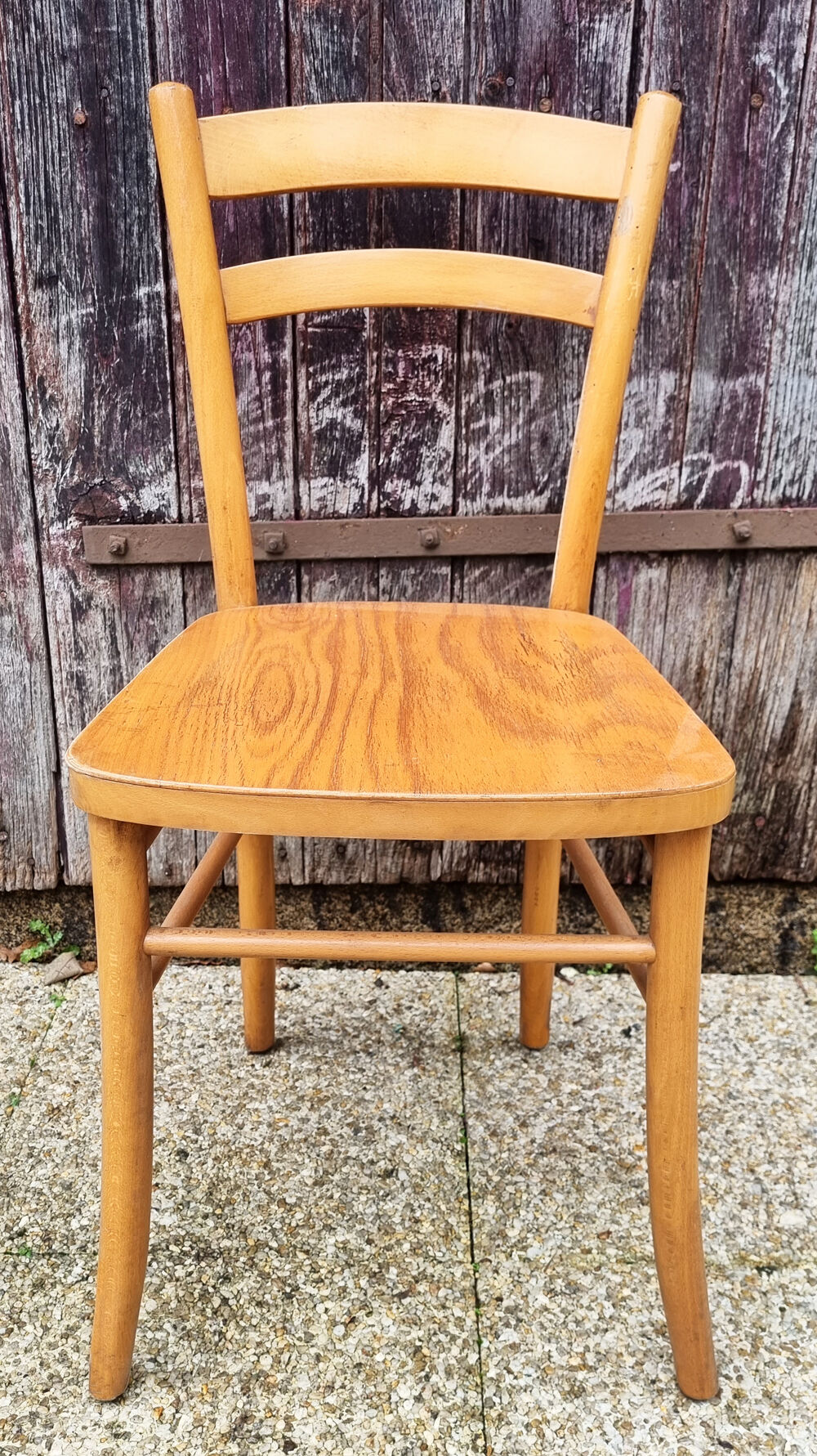 Six Luterma chairs, stylized seat, vintage, 50s-60s