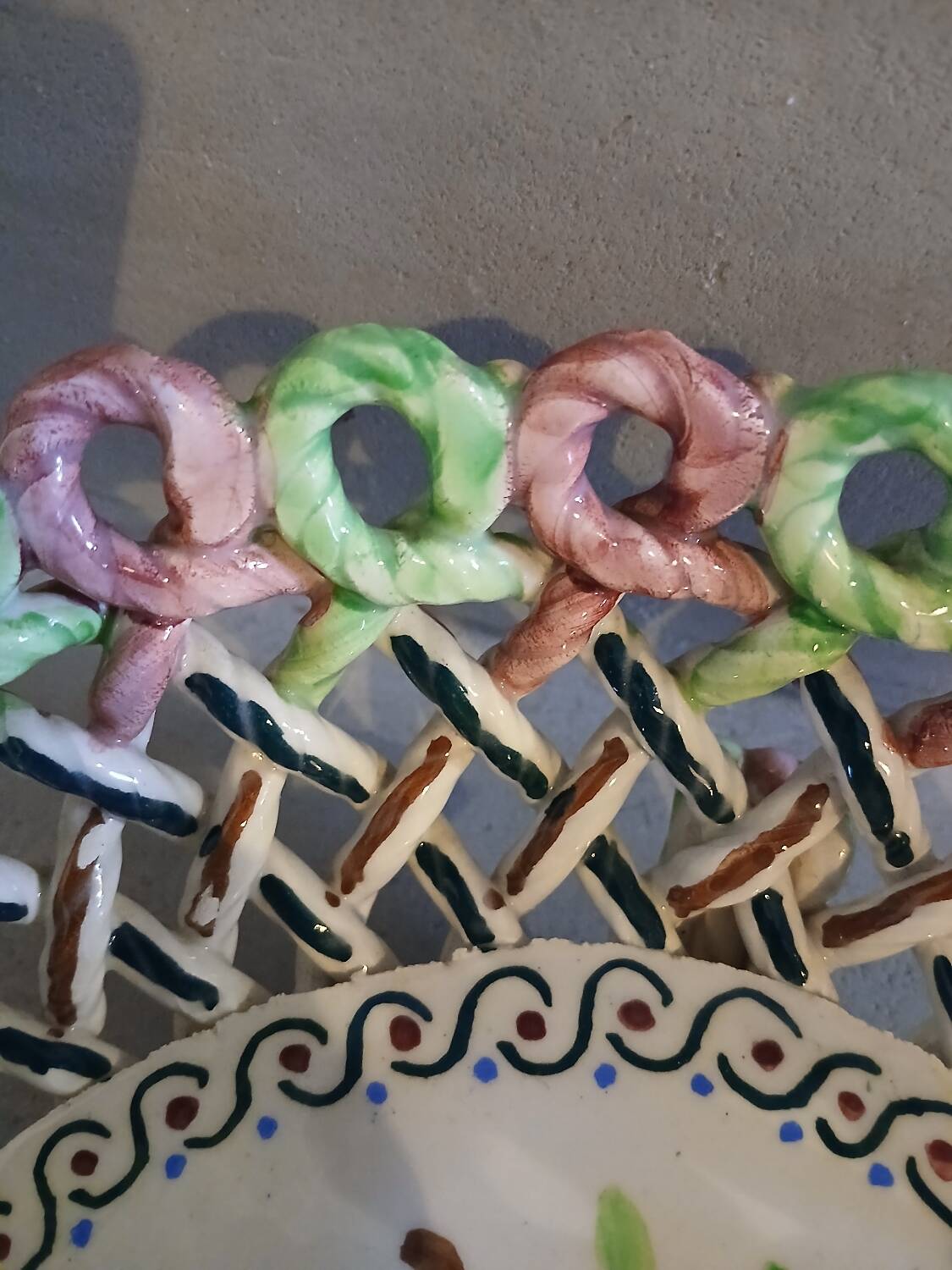 Vintage Spanish ceramic bowl