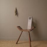 Brass mask tribal ethnic wall decoration object vintage African art handmade sculpture