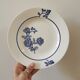 Old St Amand flat plates, blue roses