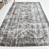 Turkish vintage large living room rug 313x188cm