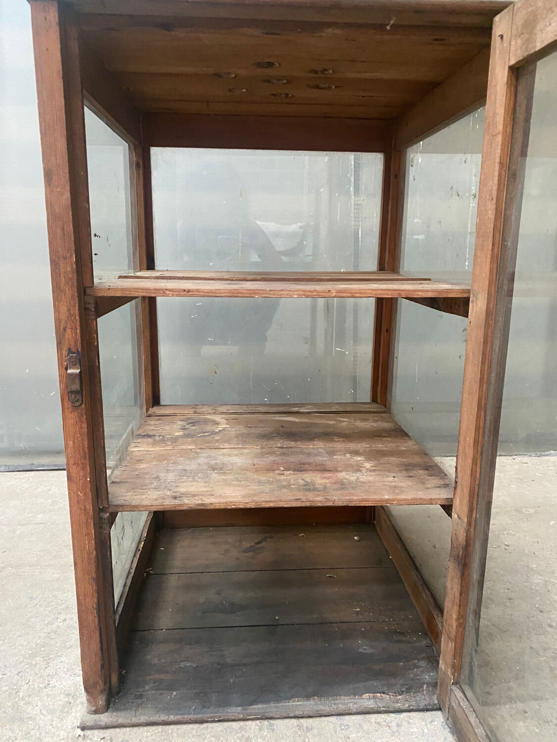 Antique counter display case