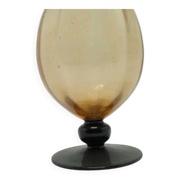 CMD Art Deco Carafe, Pink Glass, Poland, 1930s