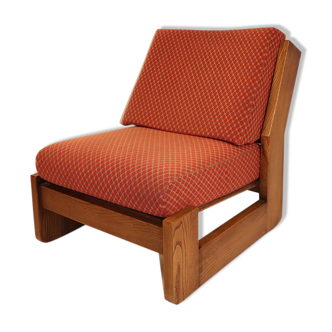 Vintage elm chair 1970