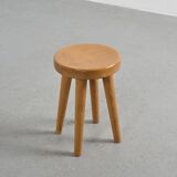 Pine stool by René Martin, 1960s design