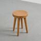 Pine stool by René Martin, 1960s design