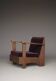 Small Dutch Art Deco lady Armchair in Oak, 1920s