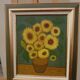 Reproduction on framed canvas signed romy 62 X 54 cm