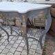 Console en bois et marbre