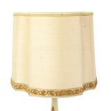 Fifties Vintage Table Lamp Onyx Marble Brass Acanthus