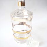 Golden liquor decanter