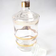 Golden liquor decanter