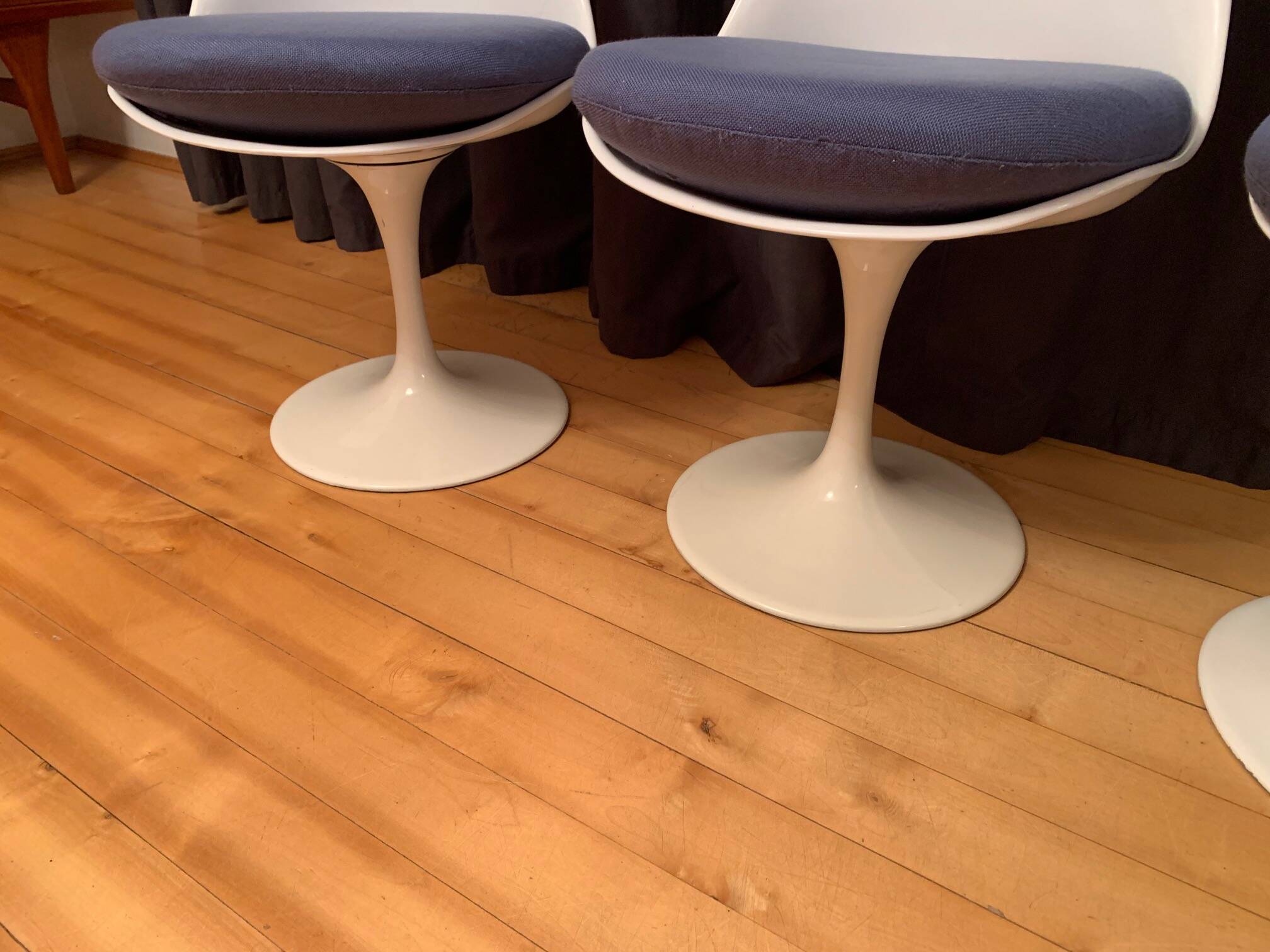 Set of three Tulip chairs, Rudi Bonzanini, Italy, 1970s