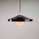 Opaline Glass Pendant Lamp attributed to Louis Kalff for Philips, 1960s