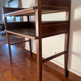 Side table with shelf