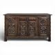 Brutalist sideboard in the spirit of Dudouyt.
