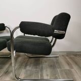 Mid-century restored armchairs