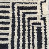 Handmade wool rug Morocco 3 x 2 m