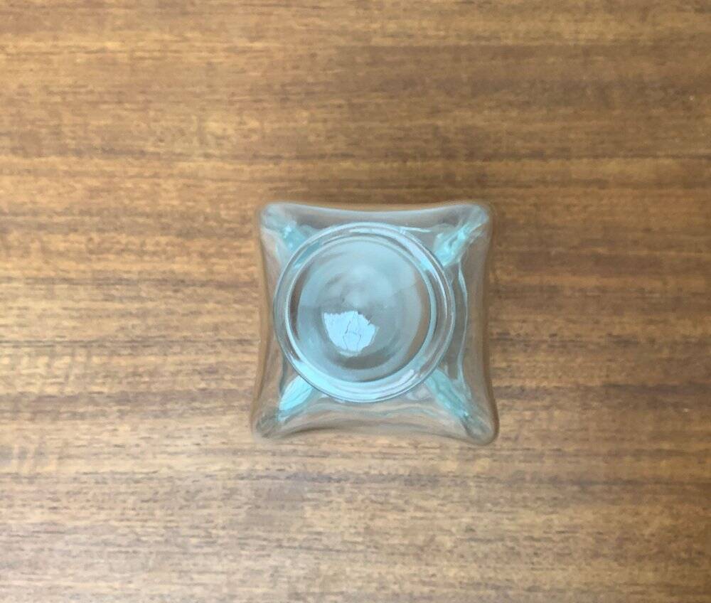 Vintage glass bottle Kluk Kluk Danish from Holmegaard