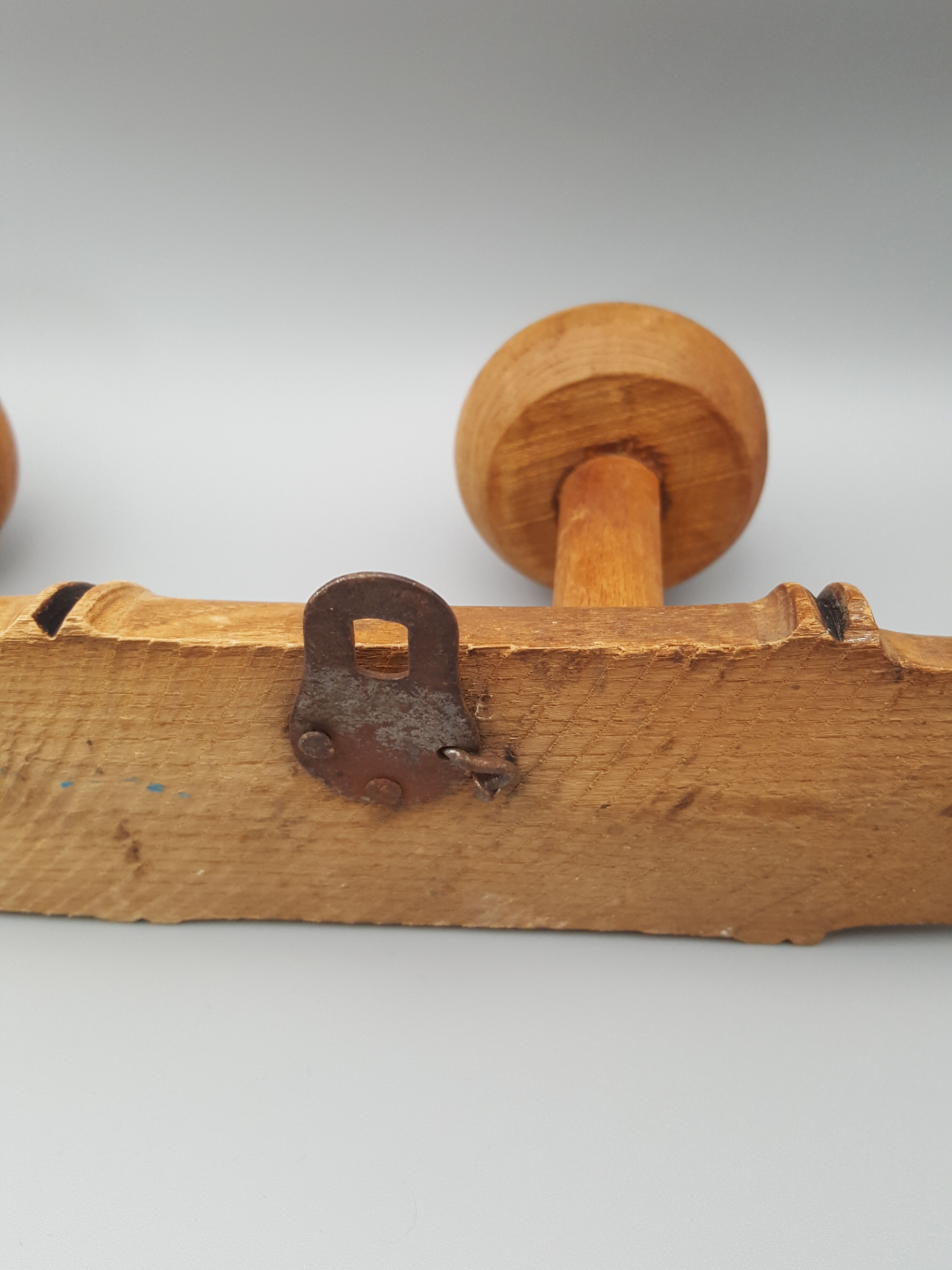 Bamboo-style imitation wooden coat rack