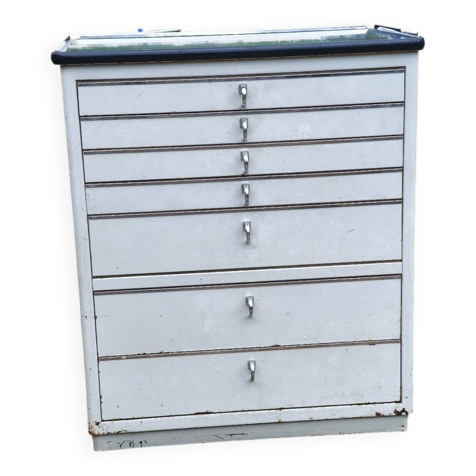 Antique dentist's cabinet