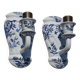 2 ceramic wall lights
