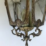 Golden bronze vestibule lantern