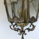 Lanterne de vestibule en bronze doré