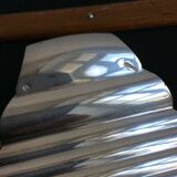 Luc lanel christofle asparagus clamp unduation silver metal art deco