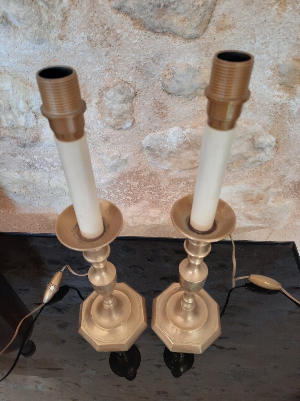 Brass lamps