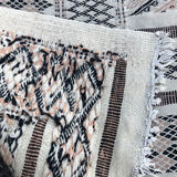 Large kilim vintage in the soft tones  205x320cm
