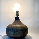 Pied de lampe grès , J.Pouchain Dieulefit