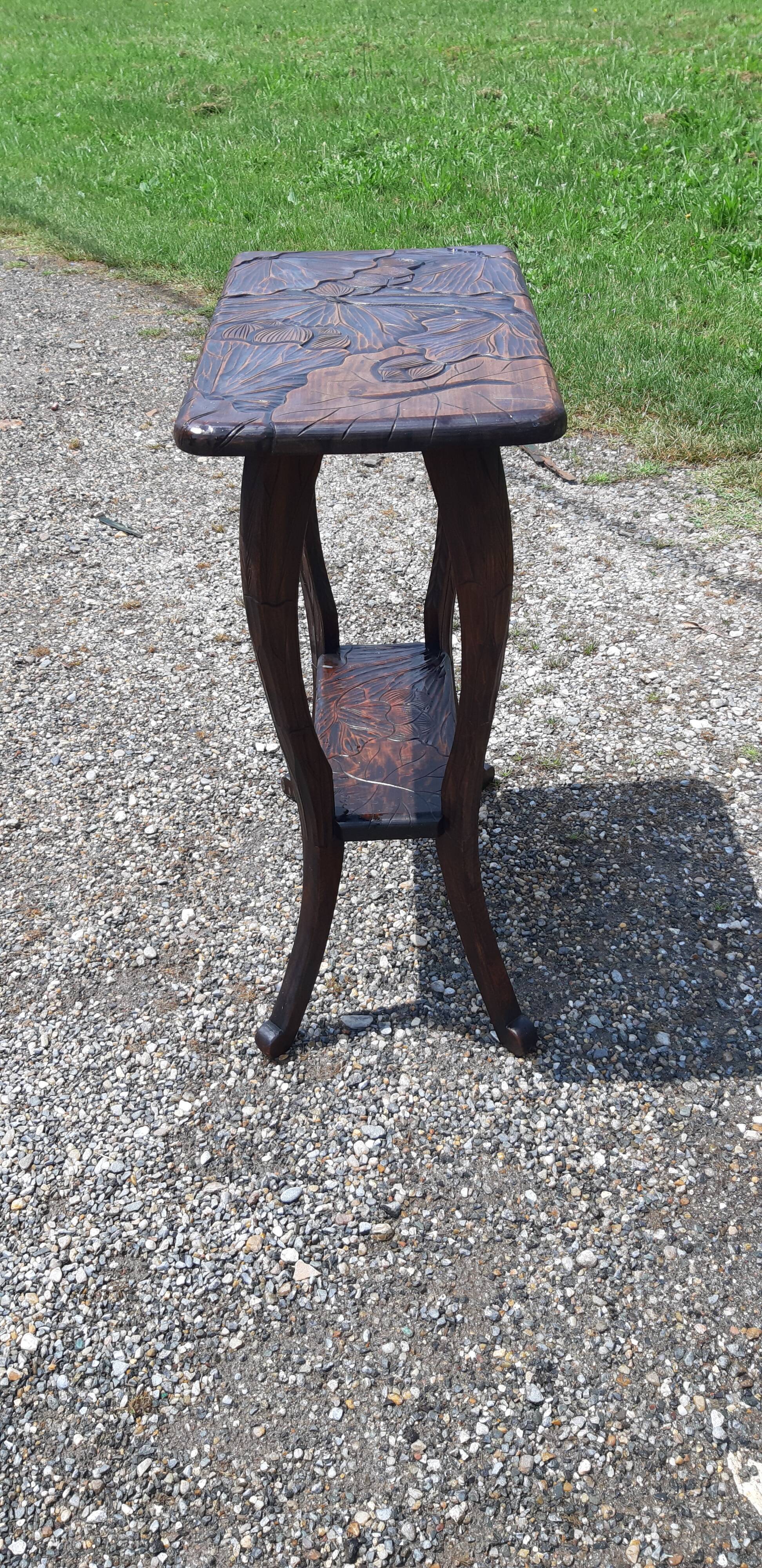 Art Nouveau Wood Tablet