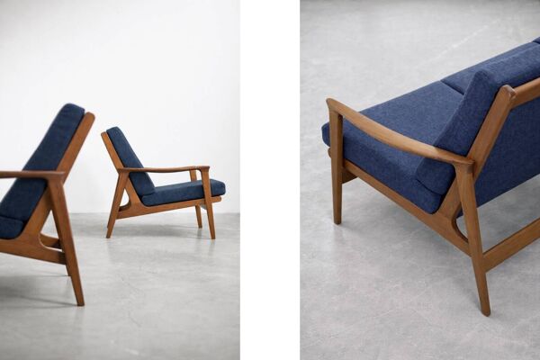 Vintage MidCenturyAustralian Modern Teak Sofa&Armchairs by Parker Furniture
