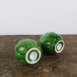 Salt shaker & pepper slurry artichoke