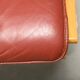 Pair Ingmar Relling Siesta Lounge Chairs in Beech and Burgundy Leather