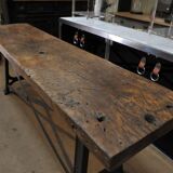 Industrial metal and wood console 1920