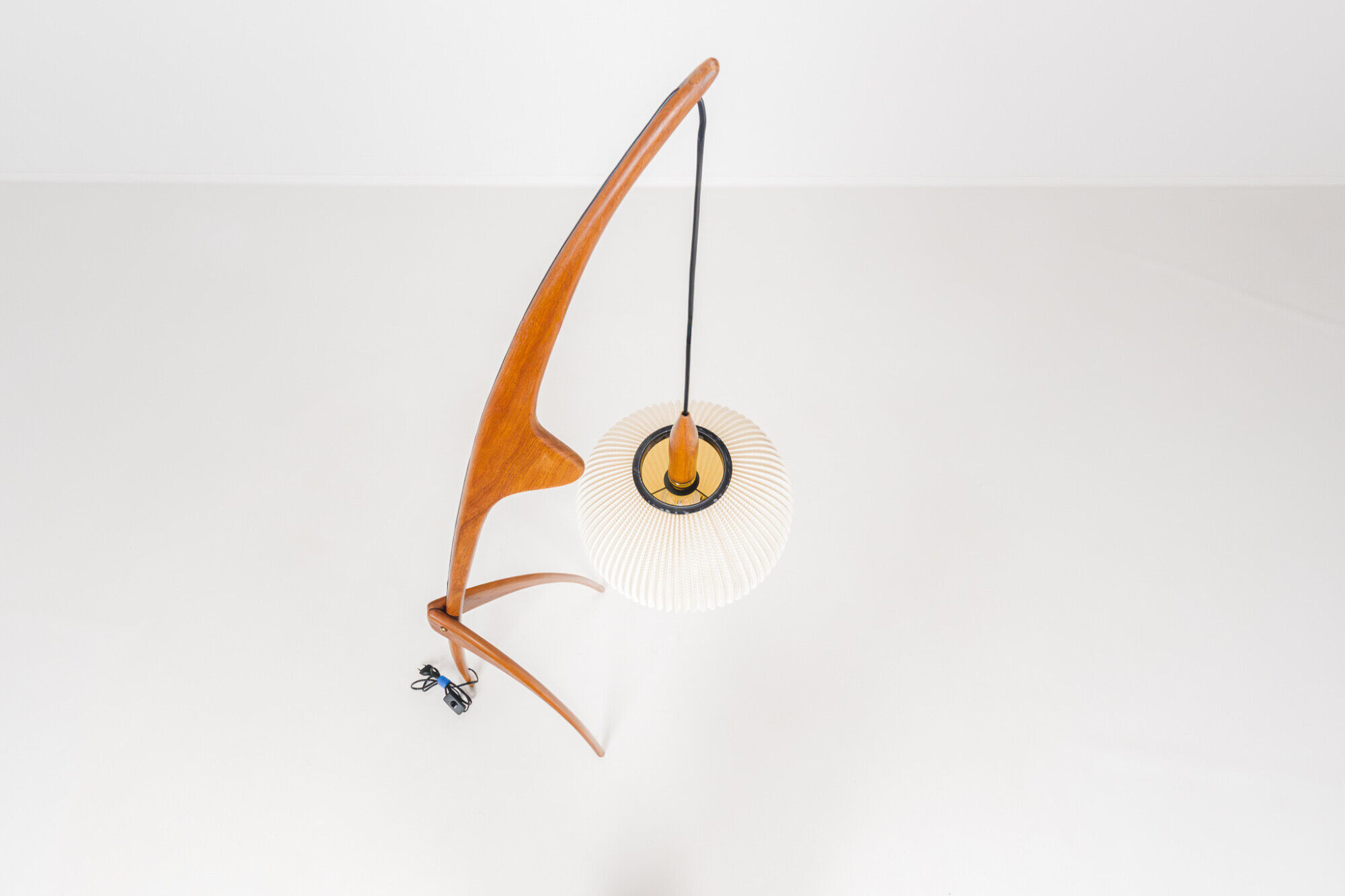 Floor lamp Praying Mantis by Rispal, France, 1950s