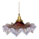Vintage glass lampshade suspension